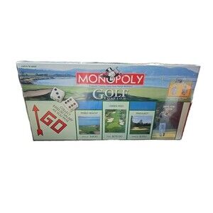 VINTAGE Monopoly Golf Edition COMPLETE USAopoly 2002 Board Game Sports